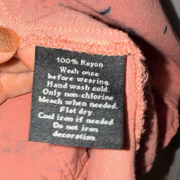 Rock & Republic Pink and Black Tie Dye Sleeveless Blouse - Size Small (NWT) - Picture 6 of 7